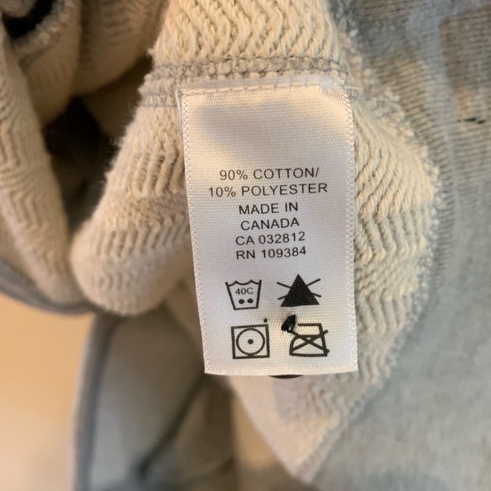 Reigning Champ Gray Cardigan Sweatshirt Medium - Picture 5 of 5
